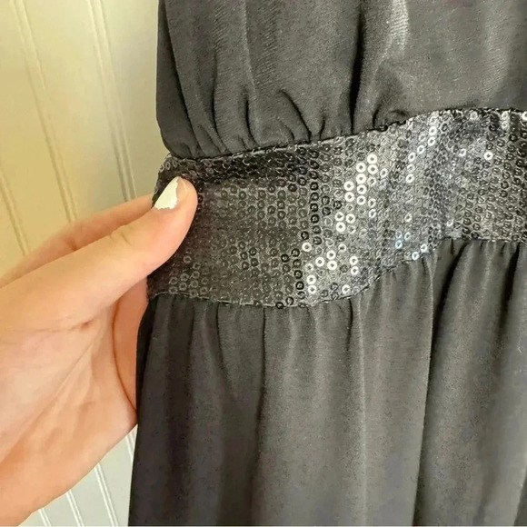 Torrid Black Babydoll Sleeveless Top Front Keyhole Sequin Detail Size 3X I28 - Picture 5 of 7